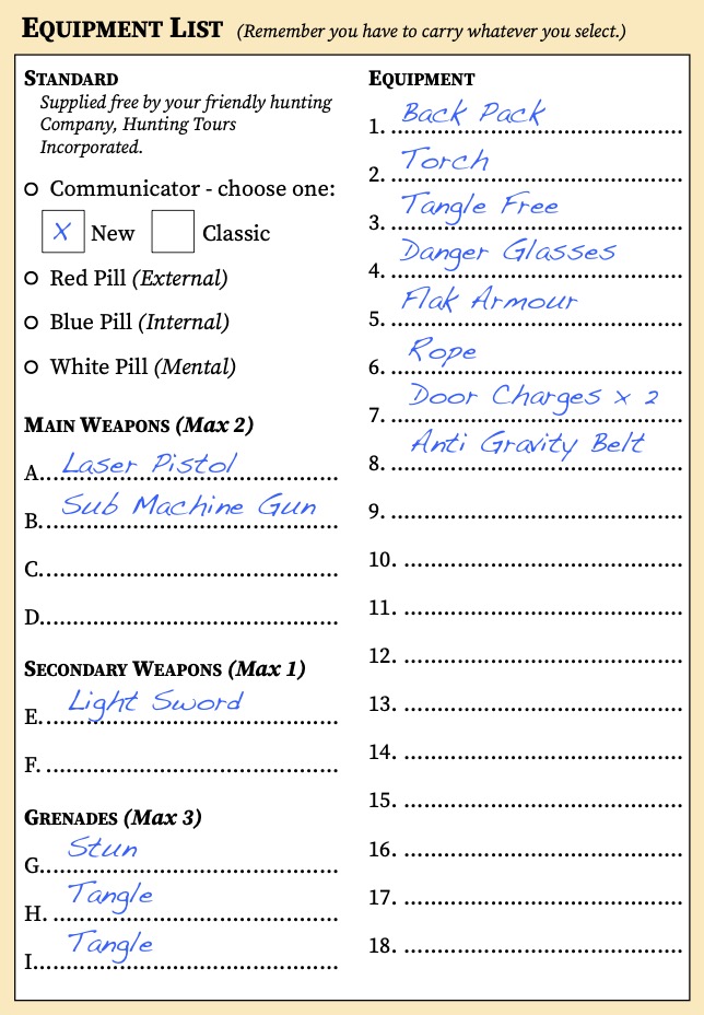 Character Creation in Hunter Planet: Part 2
