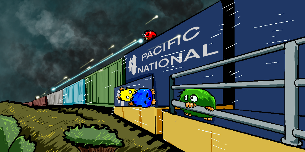 Pom Poms to the Rescue. The Hunter Planet novels are exciting!